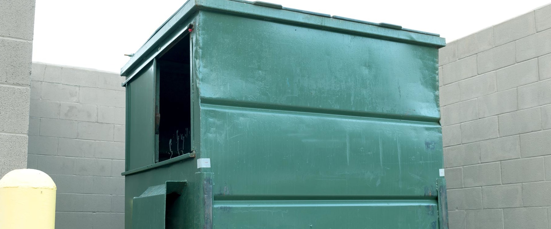 What is a commercial dumpster?